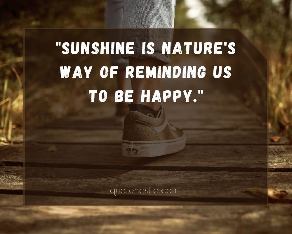 Best Sunshine Quotes for Instagram