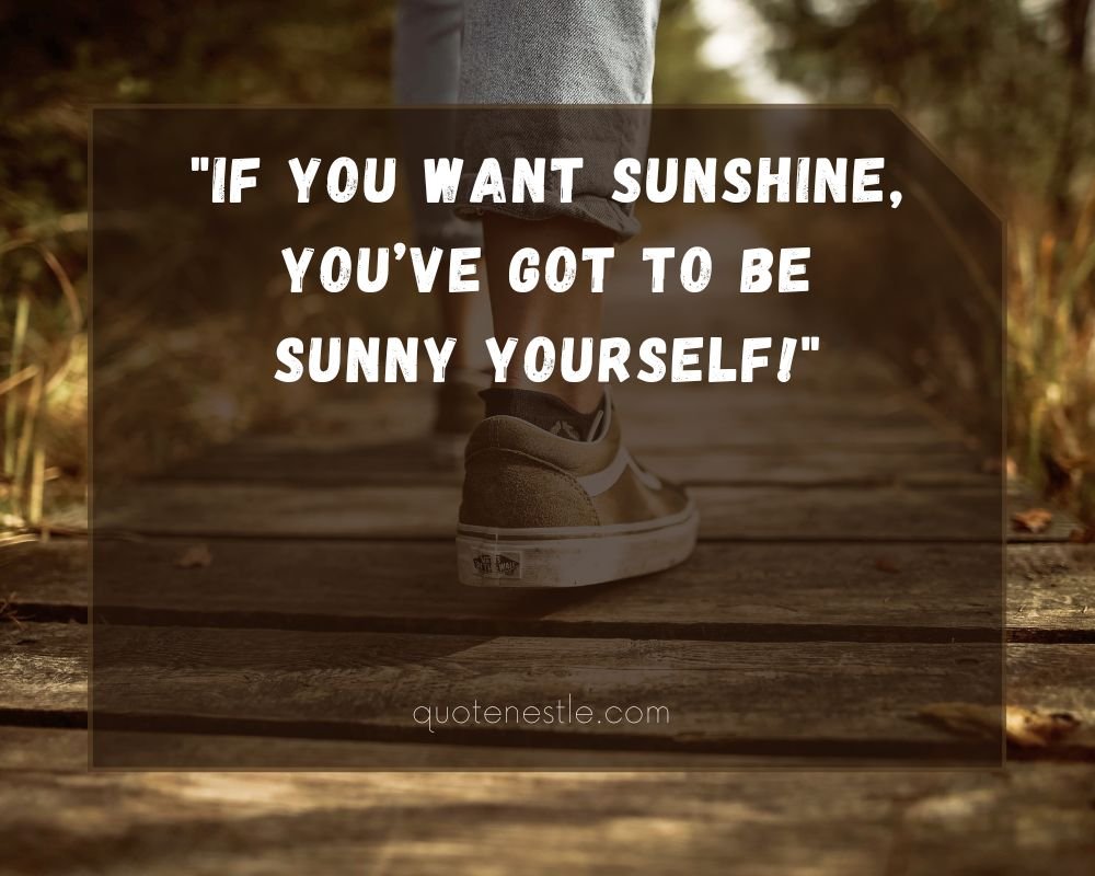 Best Sunshine Quotes for Instagram