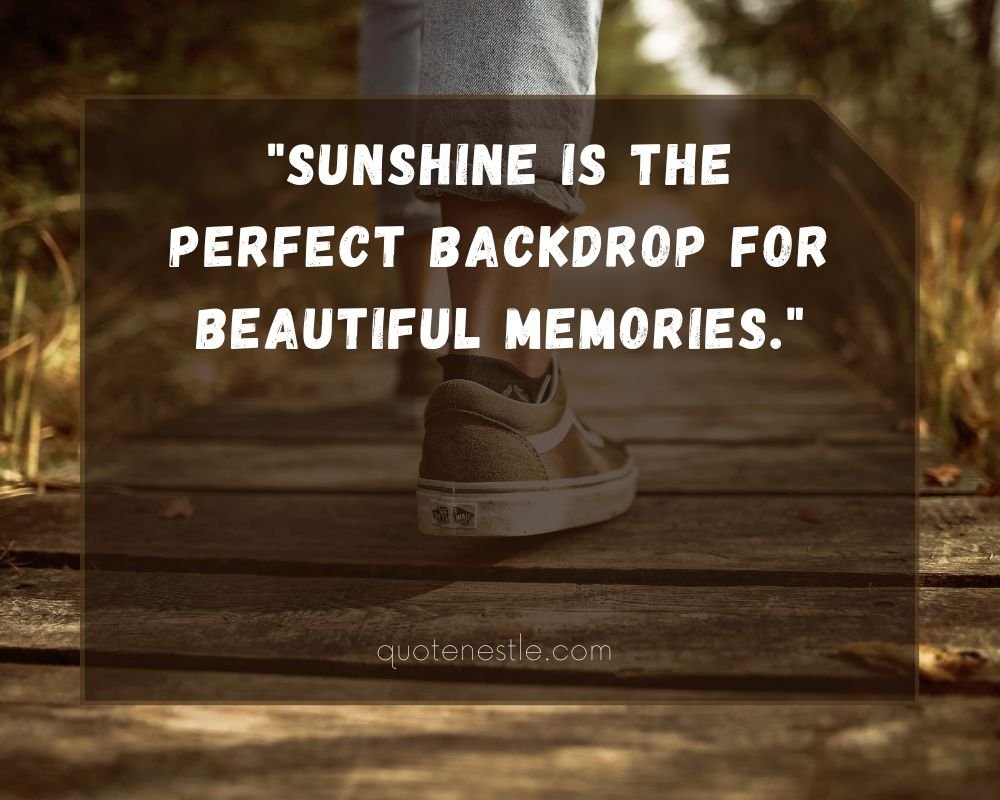 Best Sunshine Quotes for Instagram