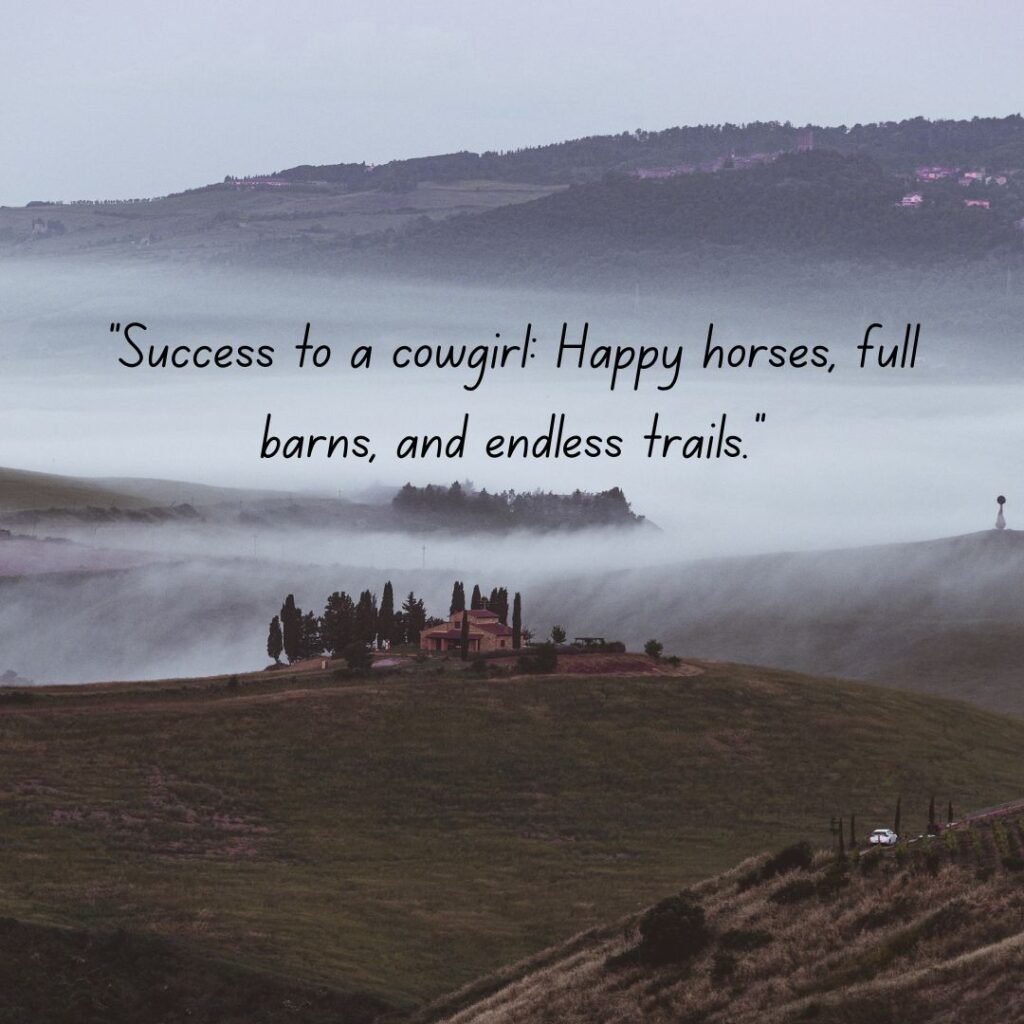 Success, Cowgirl Style