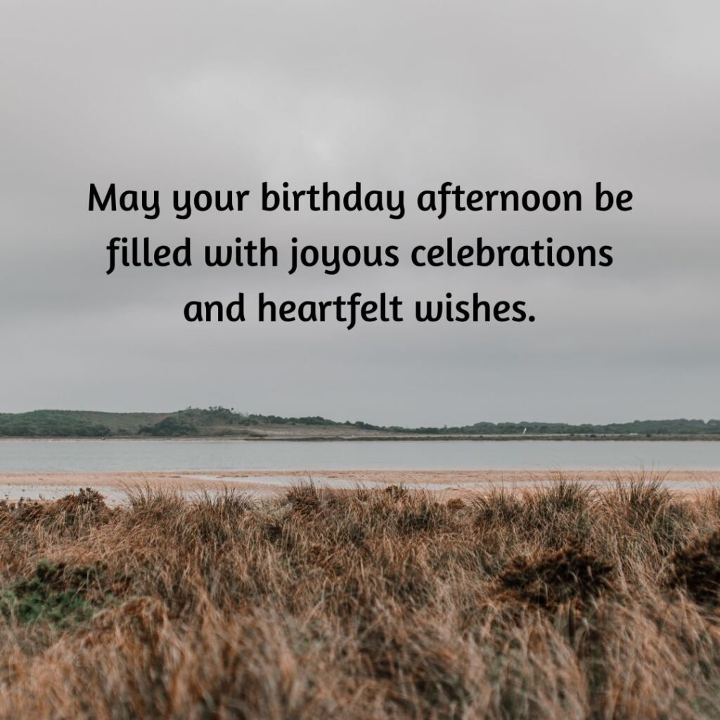 Birthday Afternoon Wishes