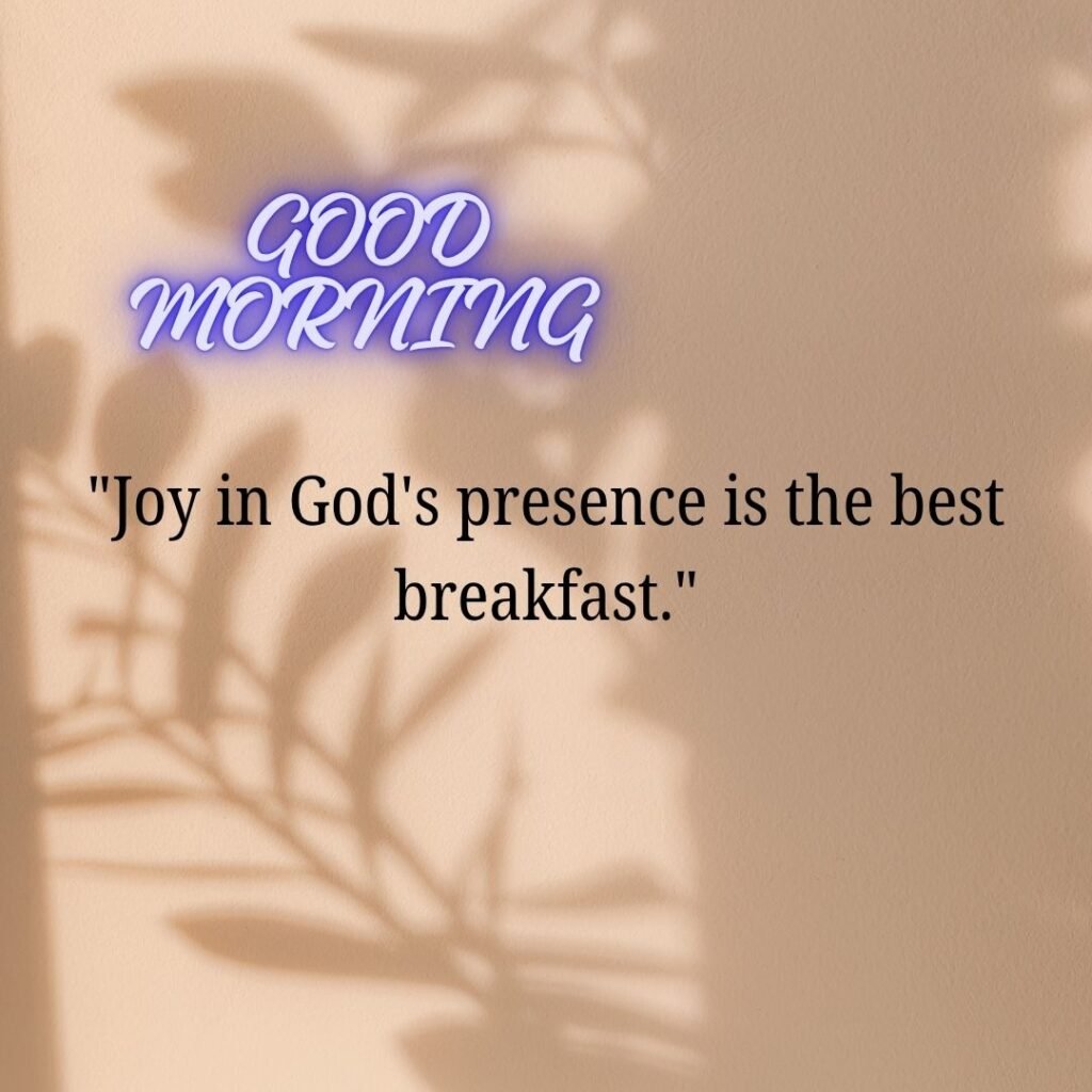 Finding Joy in God's Presence