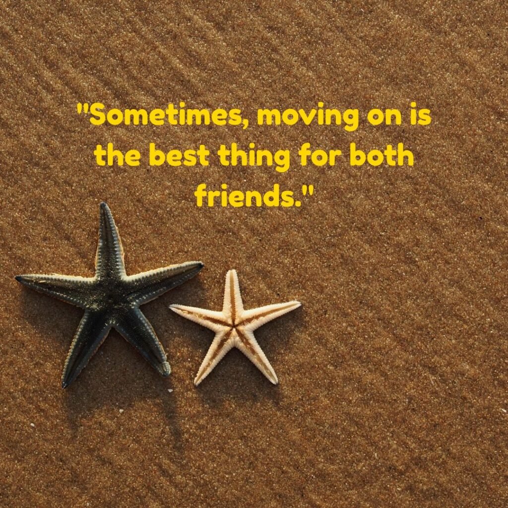 We both have moved on.