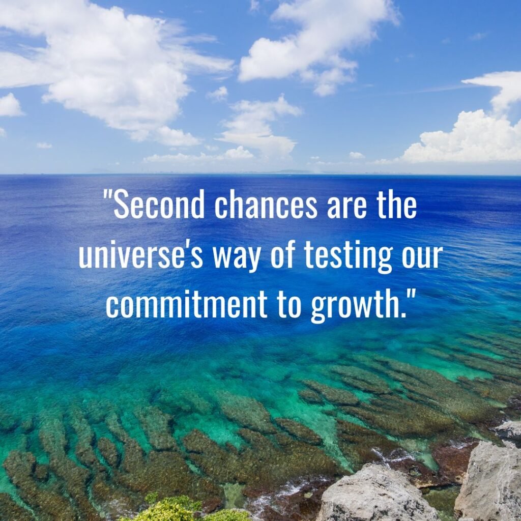 Philosophical Reflections on Second Chances