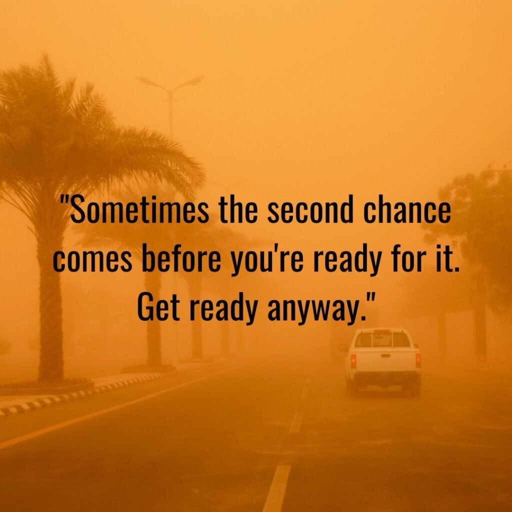 The Timing of Second Chances