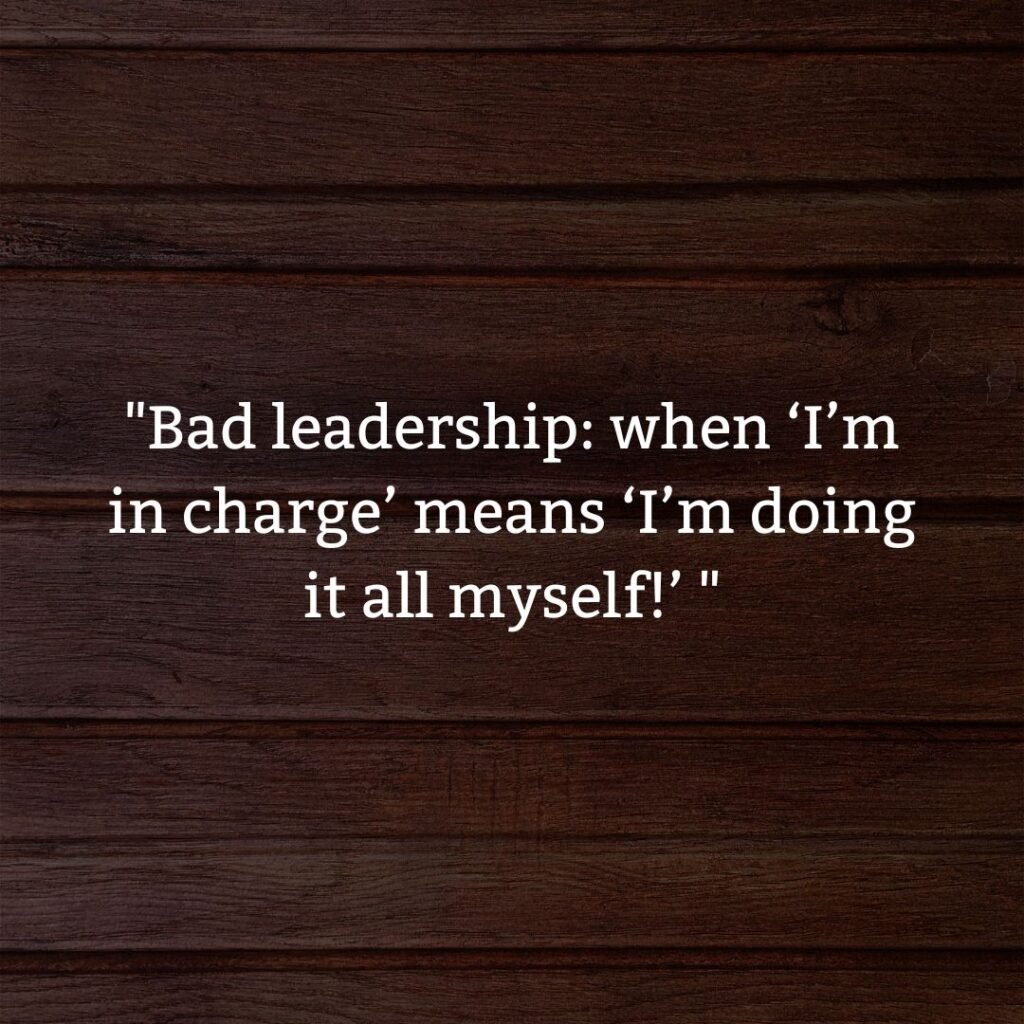 Humorous Takes on Bad Leadership