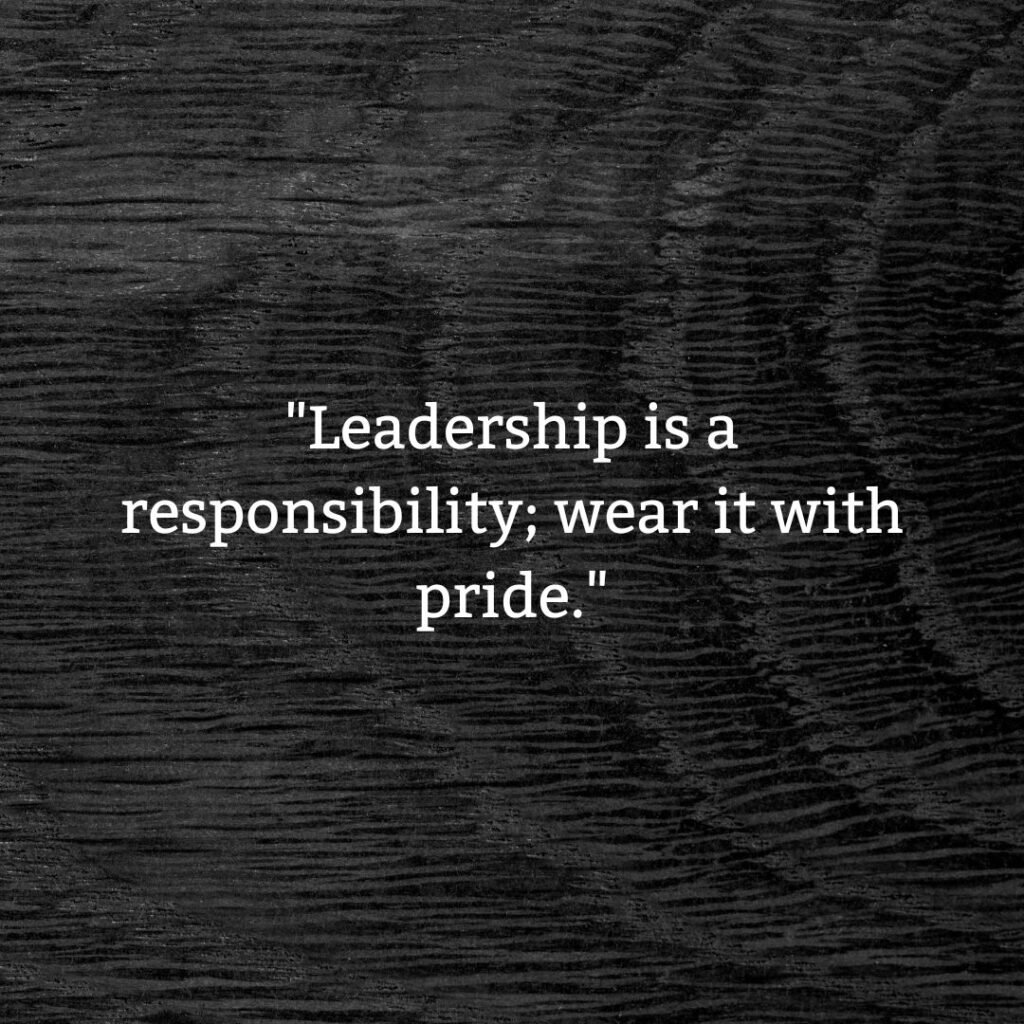 Final Reflections on Leadership