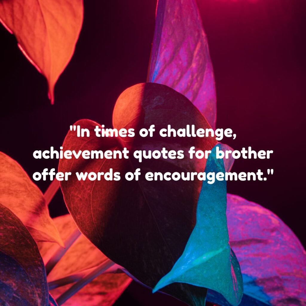 Achievement Quotes for Brother