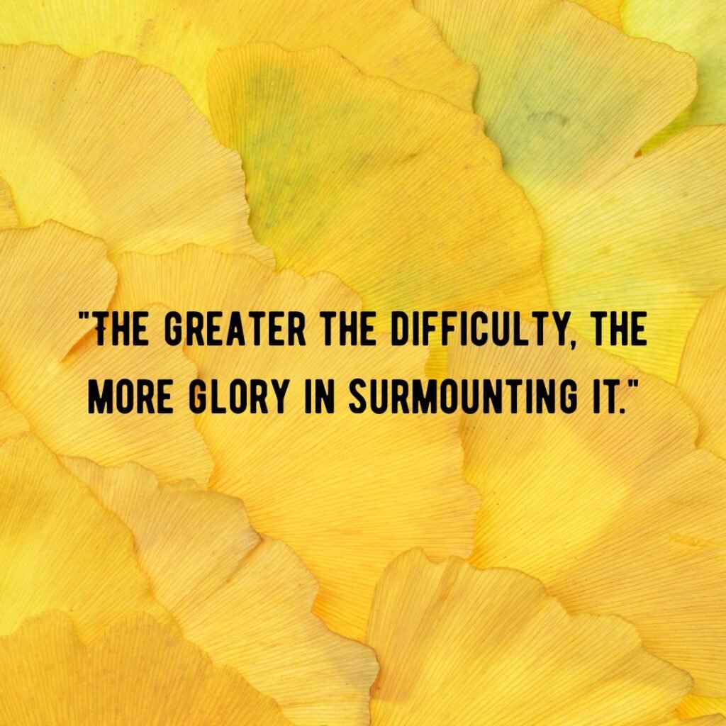 Overcoming Difficulties