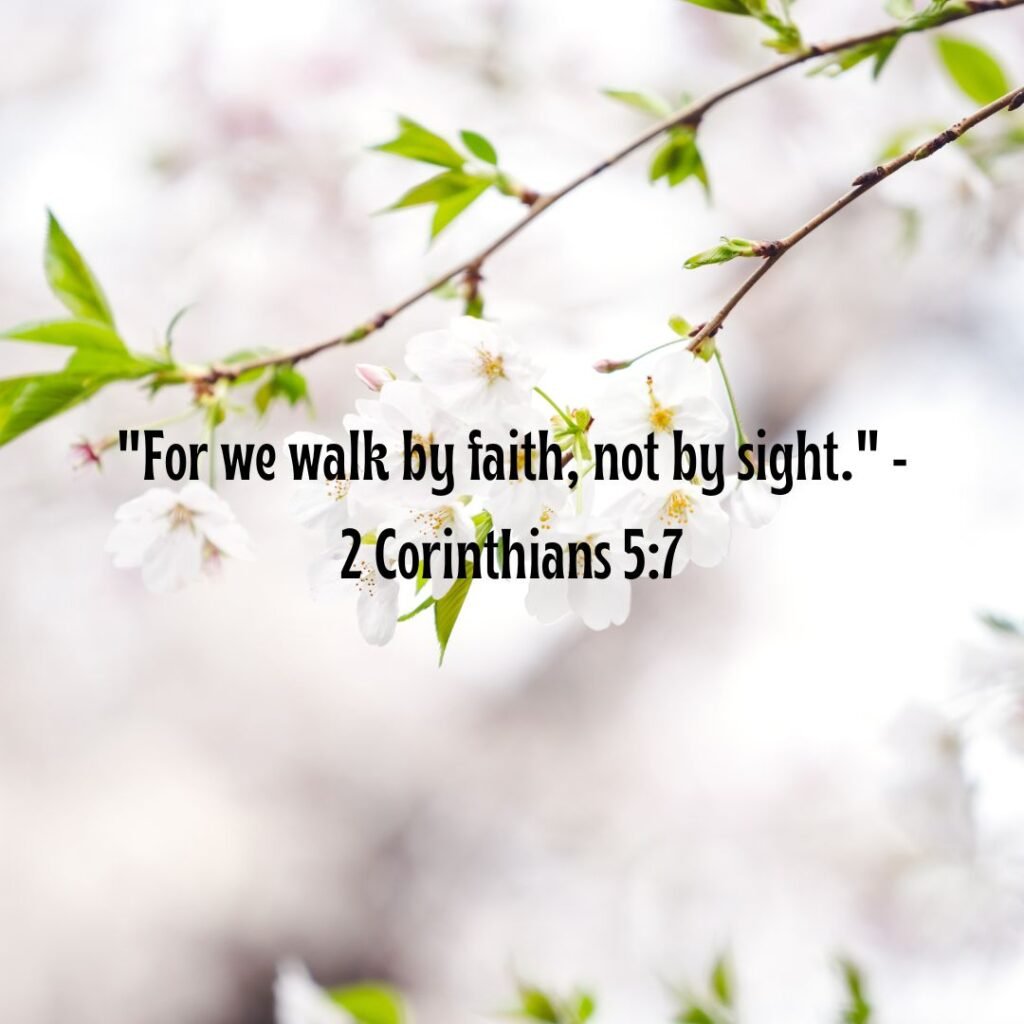 Walking in Faith