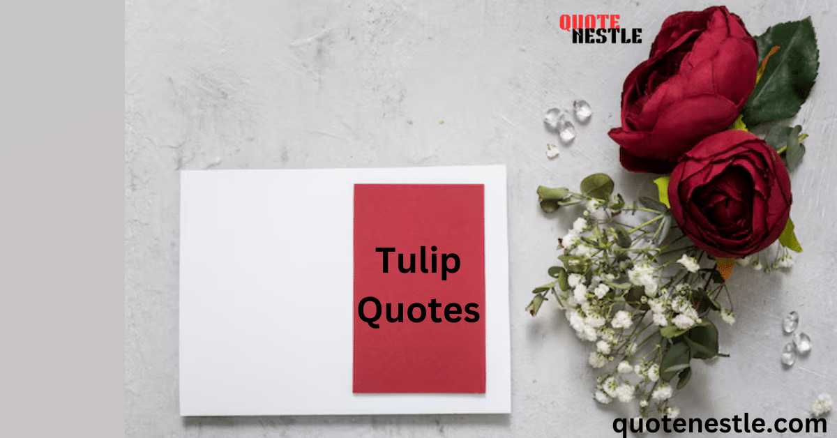 Tulip Quotes That Capture the Essence of Love - Quote Nestle