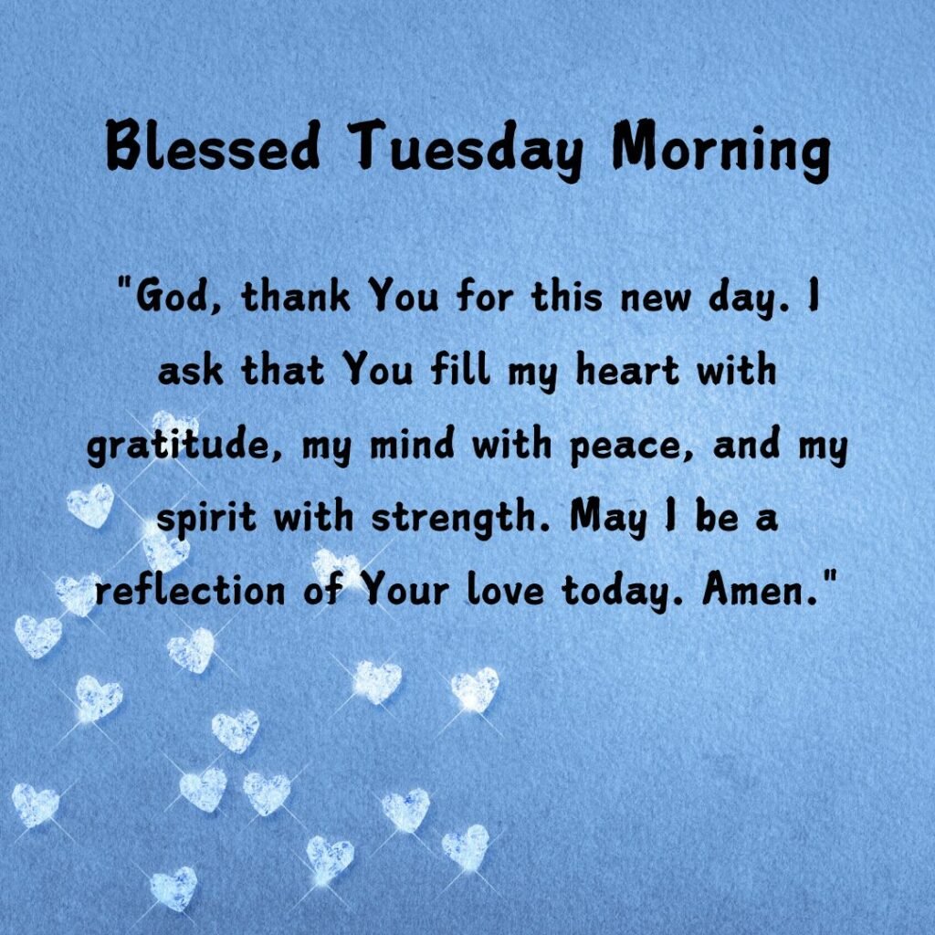 Tuesday blessings images and prayers