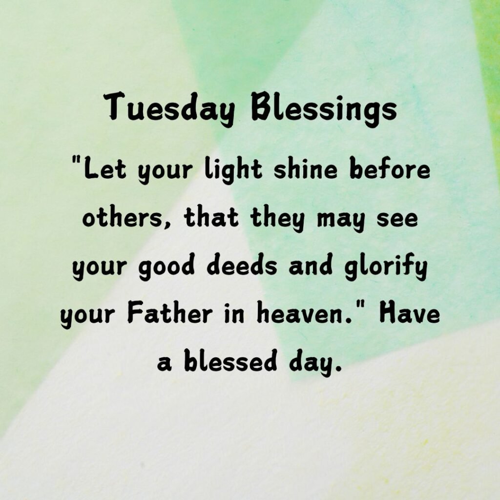 Tuesday blessings images and prayers