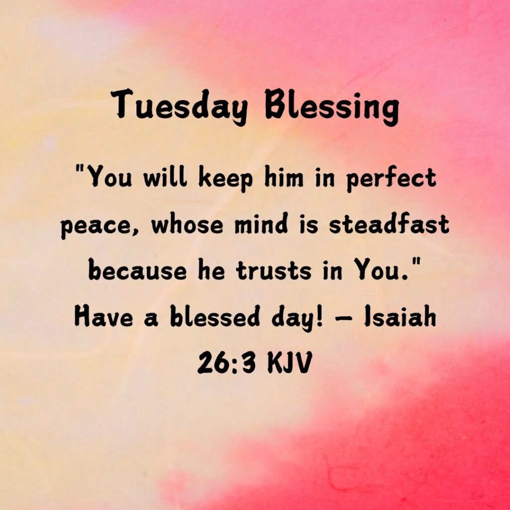 Tuesday blessings images and prayers