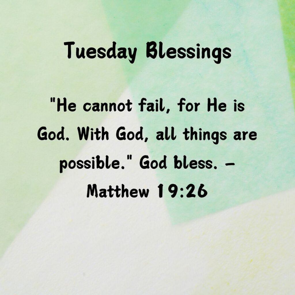 Tuesday blessings images and prayers