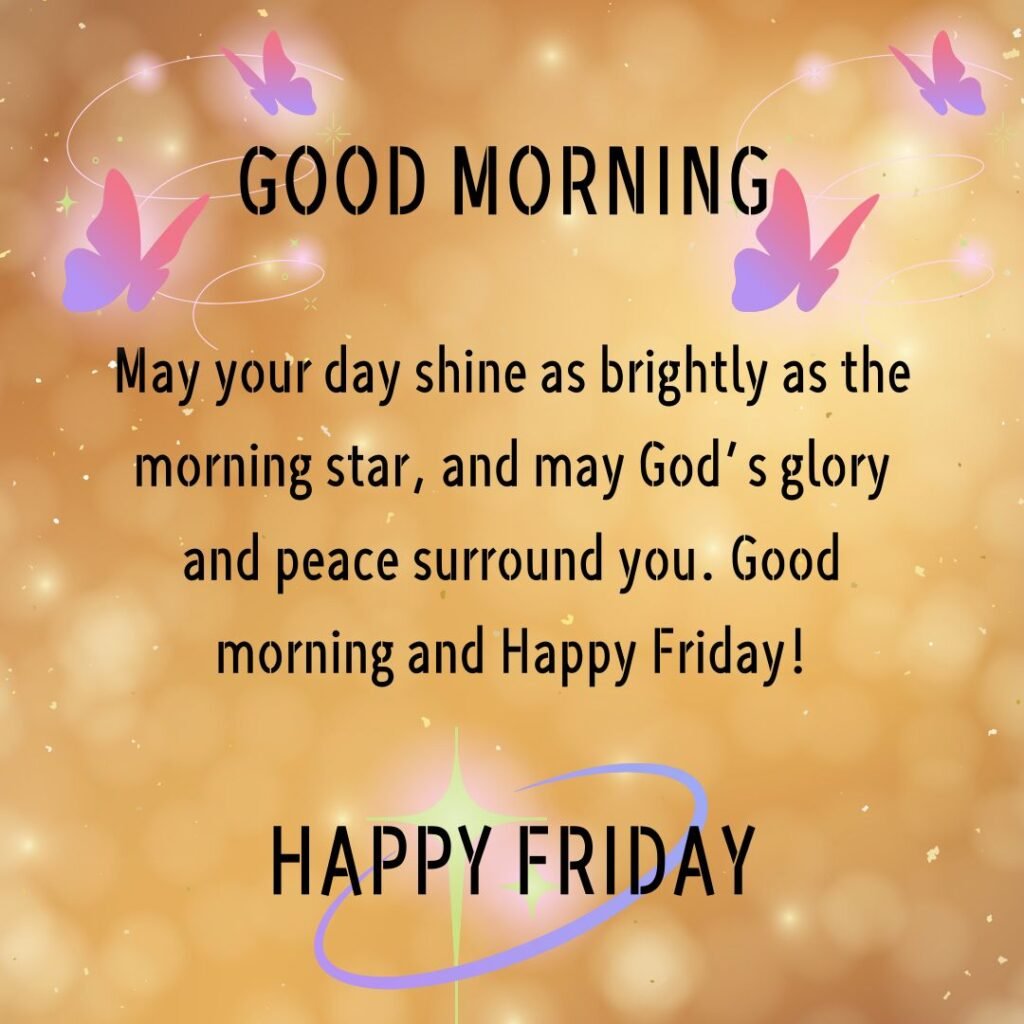 Beautiful Good morning Friday Blessings