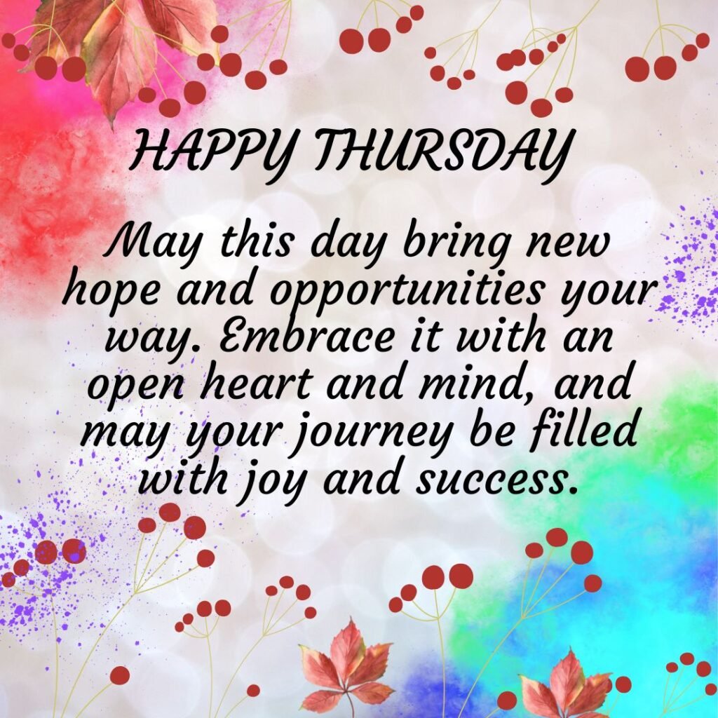 Happy Thursday Blessings