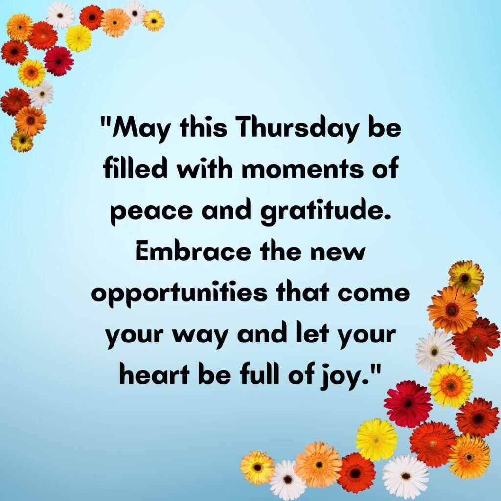 Happy Thursday Blessings