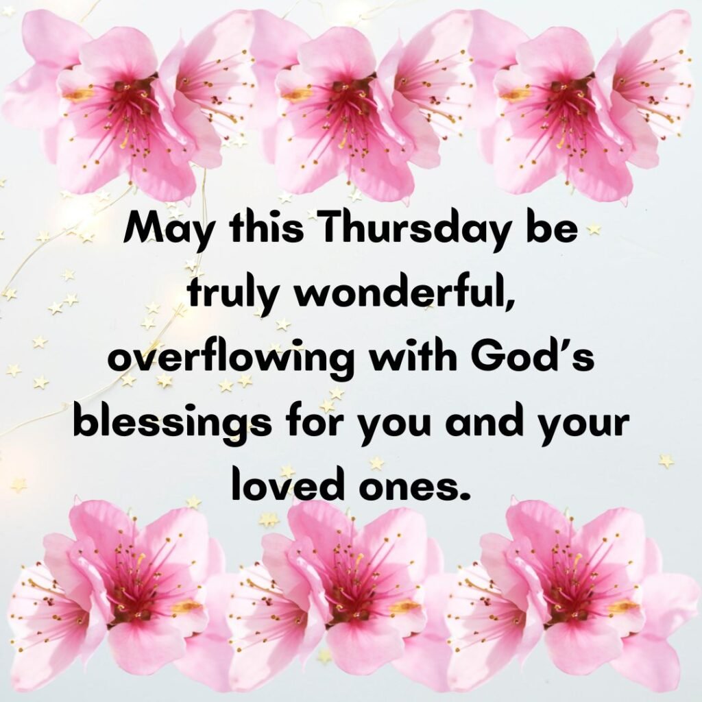 Happy Thursday Blessings