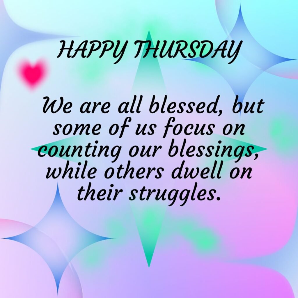 Happy Thursday Blessings