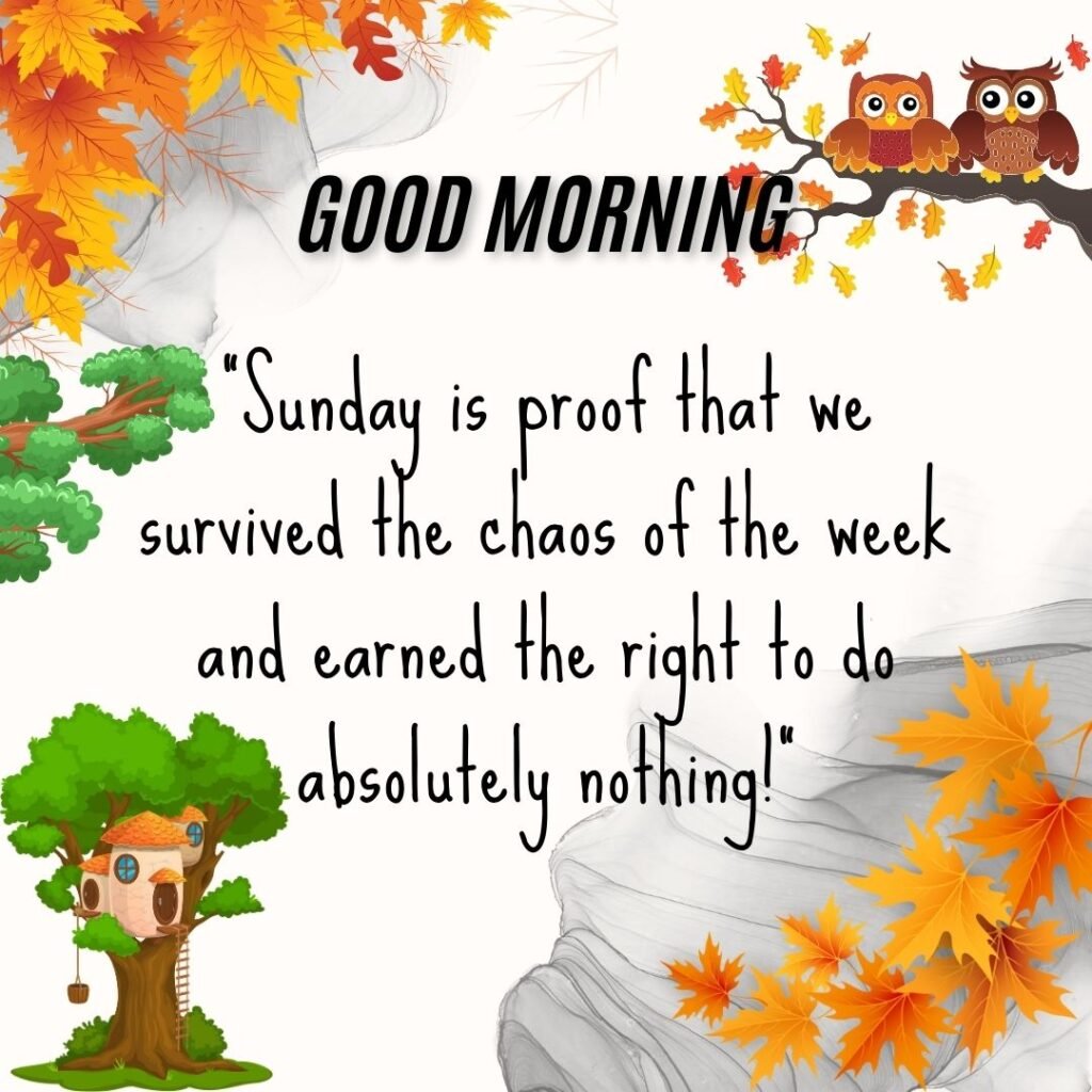 Sunday quotes funny