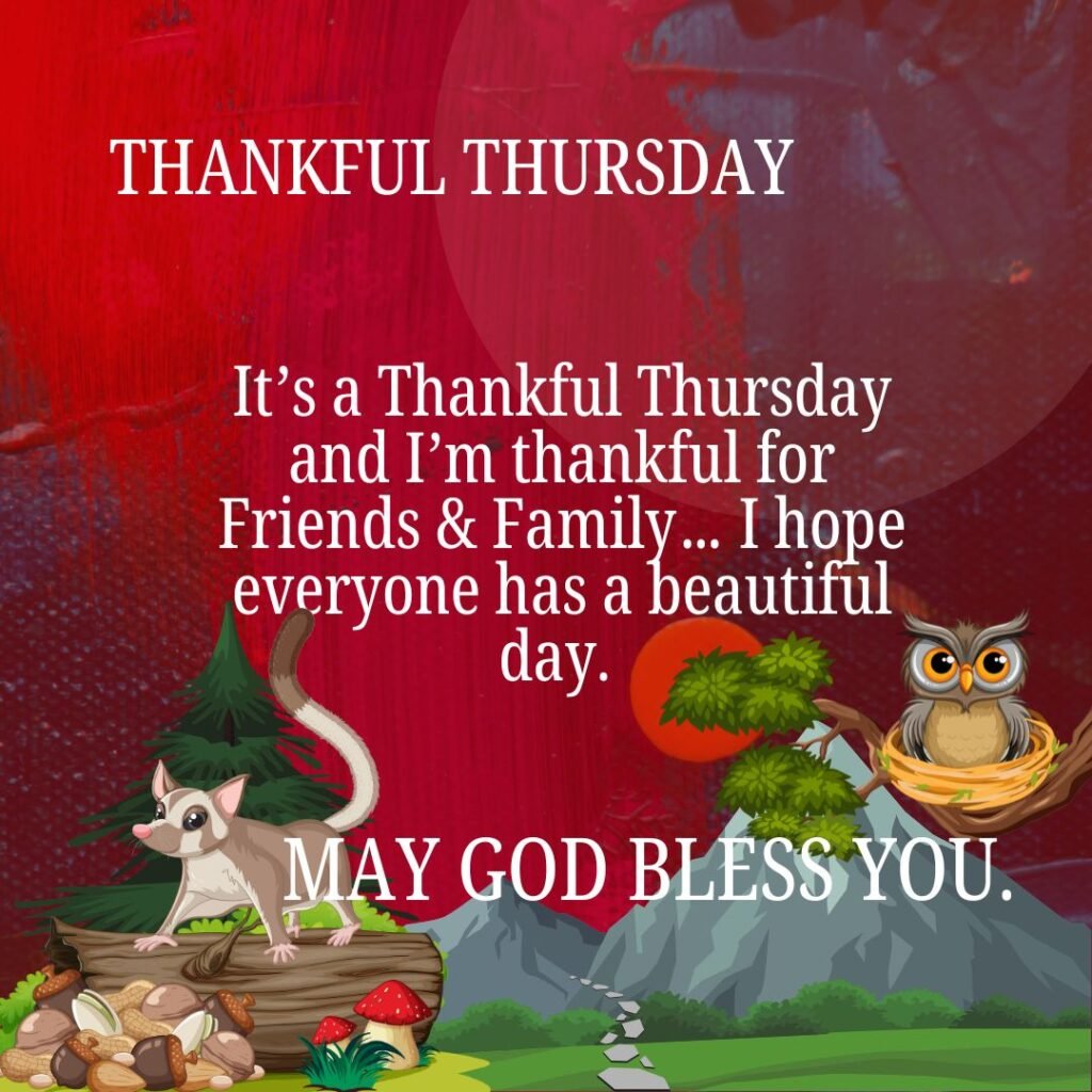 Thankful Thursday Blessings