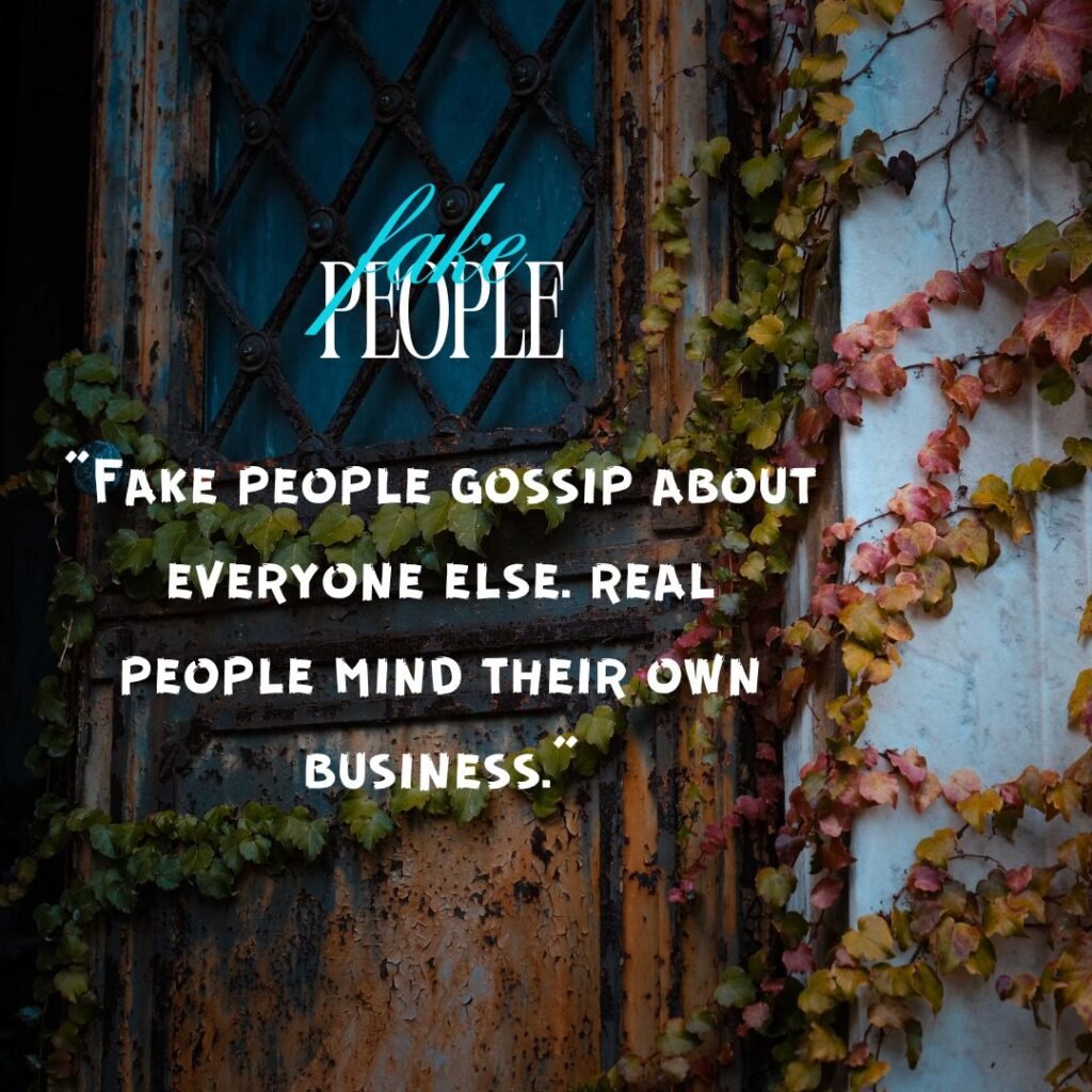 Fake People: