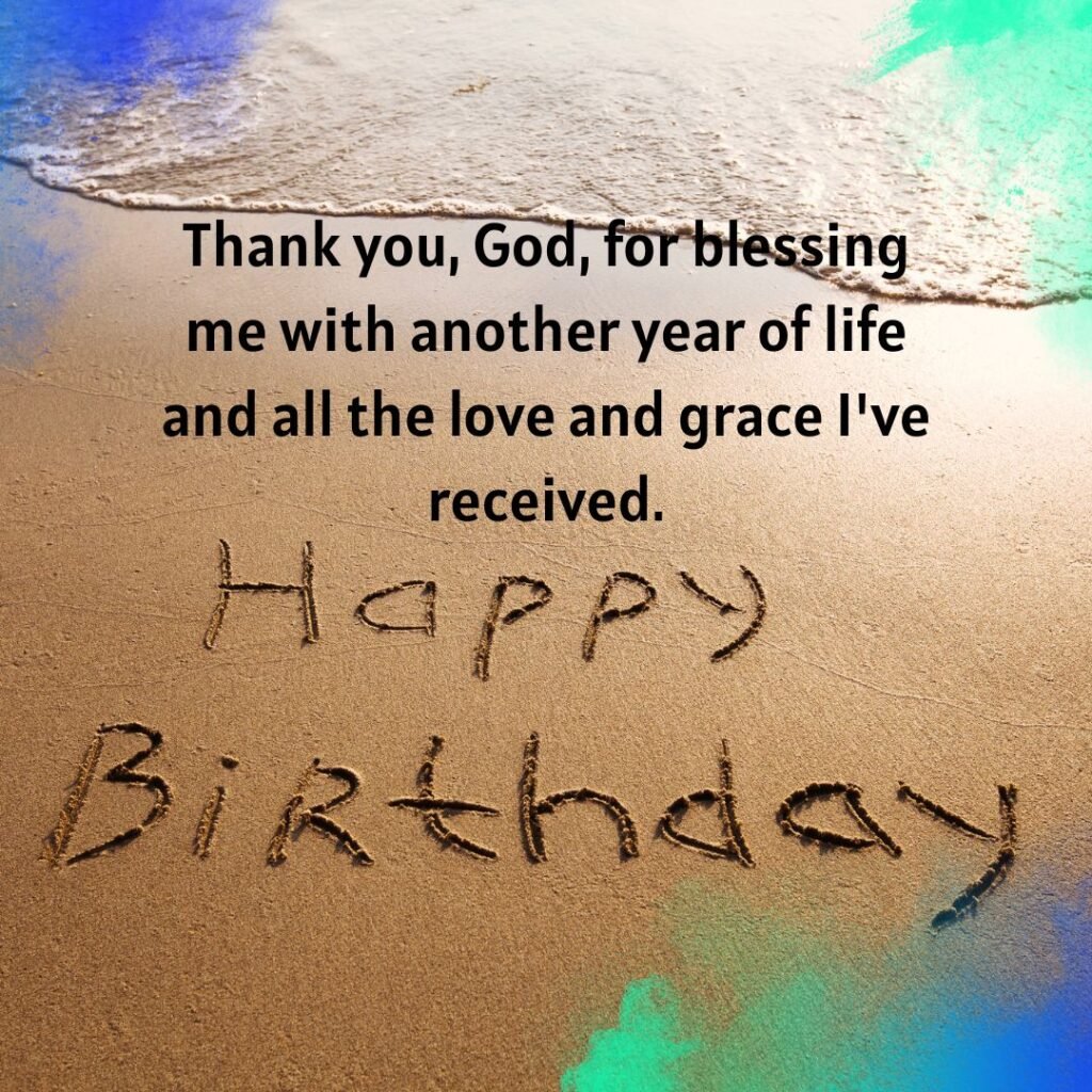 Birthday Prayer for Myself