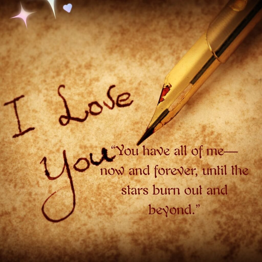 Love Quotes for him from the Heart