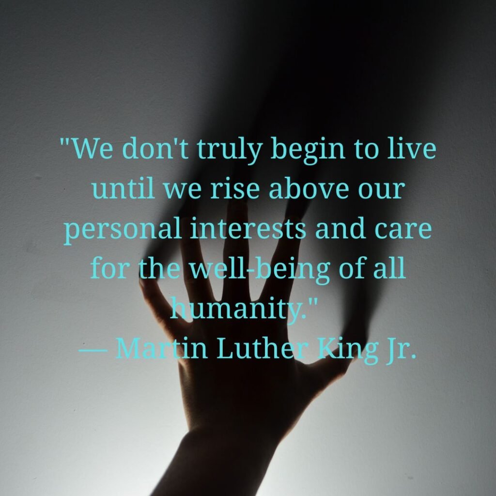 Deeper meaning behind Martin Luther King Jr quote​