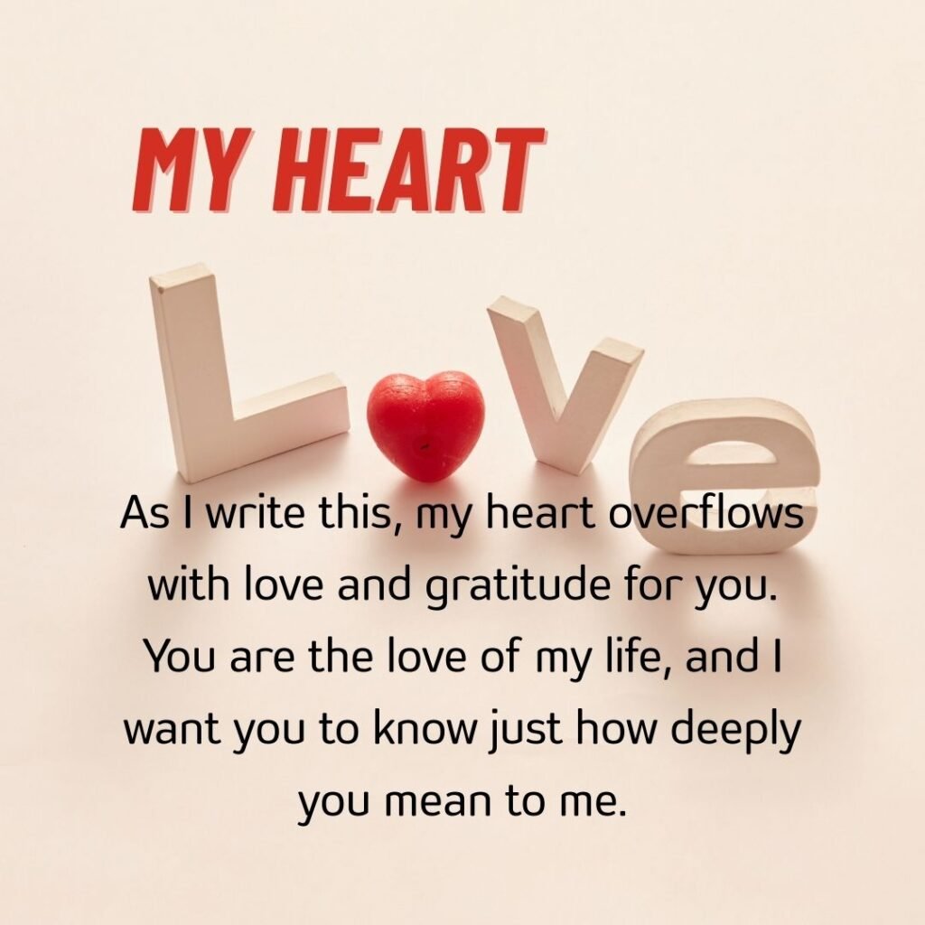 Short love letter for girlfriend