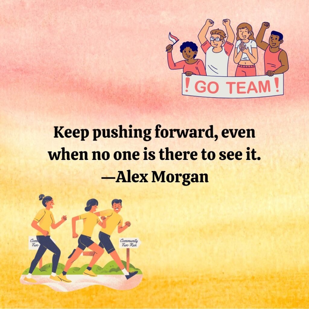 Young athletes and dreamers