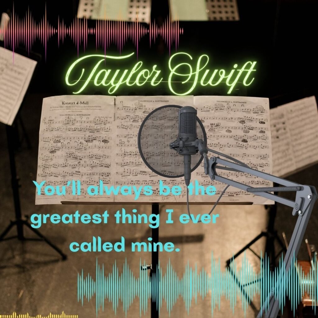 Taylor Swift Self-Discovery Song Quotes​