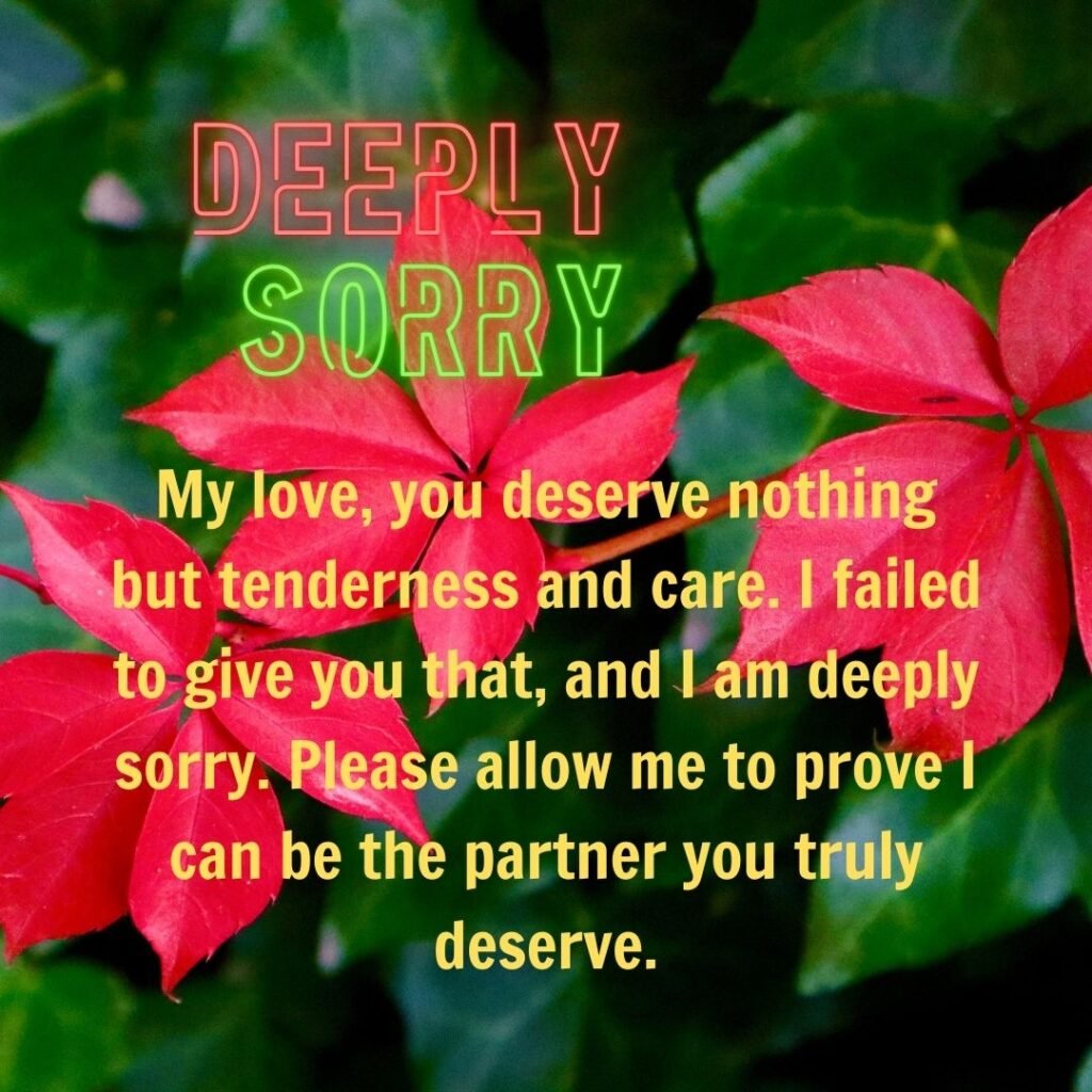 Sweet Apology Messages to Melt Her Heart