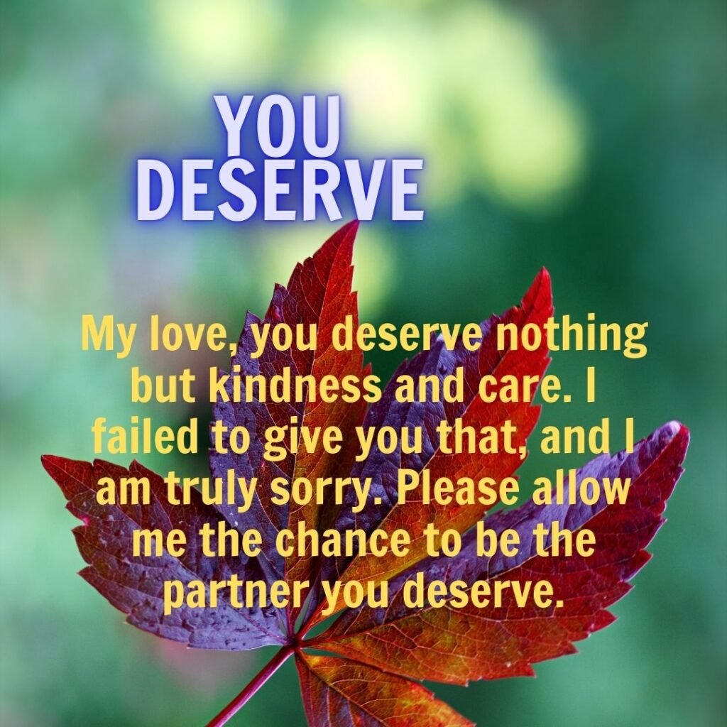 Deep Apologies to Express True Regret