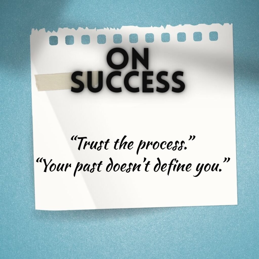 Success doesn’t need validation