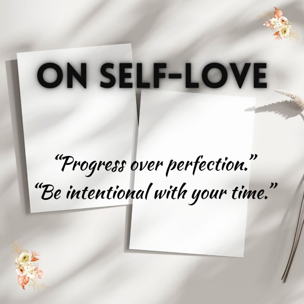 Love yourself like you wish others did