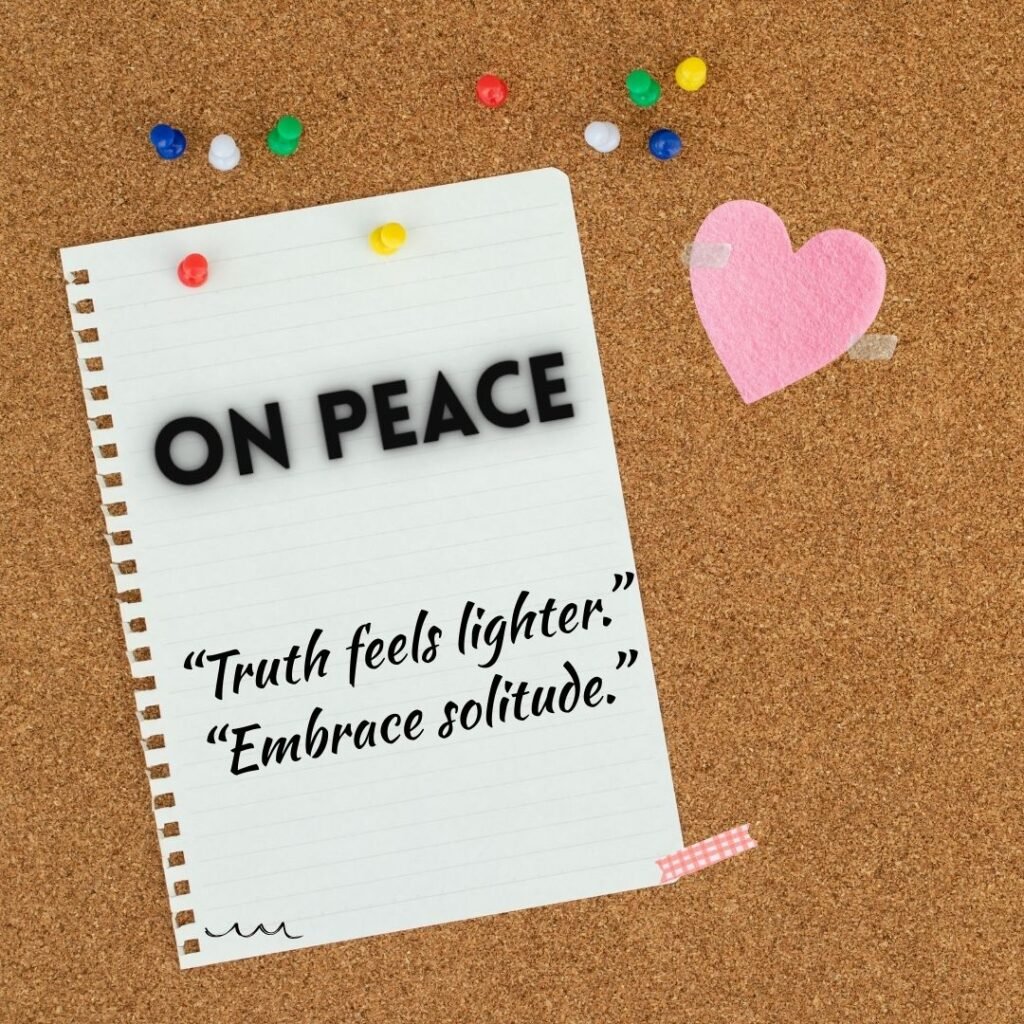 Choose peace over proving a point